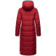 Navahoo Isalie Damen lange Winterjacke gesteppt Blood Red Größe M - Gr. 38