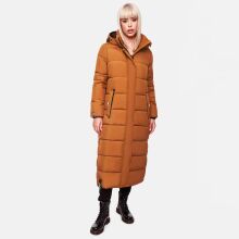 Navahoo Isalie Damen lange Winterjacke gesteppt Cinnamon...