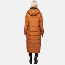 Navahoo Isalie Damen lange Winterjacke gesteppt Cinnamon Größe XS - Gr. 34