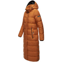 Navahoo Isalie Damen lange Winterjacke gesteppt Cinnamon Größe XS - Gr. 34