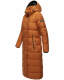 Navahoo Isalie Damen lange Winterjacke gesteppt Cinnamon Größe XS - Gr. 34