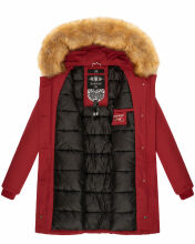 Marikoo Karmaa Damen Parka Winterjacke warm gefüttert Blood Red Größe XS - Gr. 34