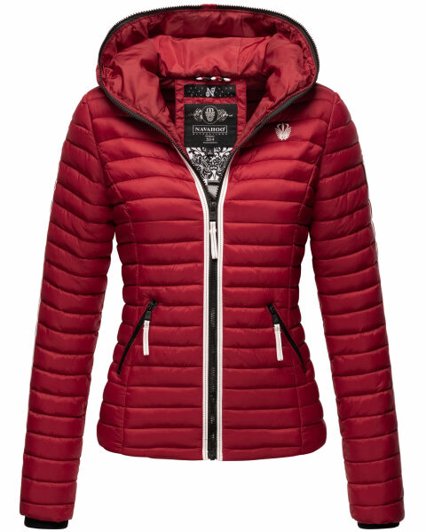 Navahoo Kimuk Princess leichte Damen Steppjacke Blood Red Größe M - Gr. 38