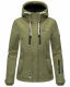 Marikoo Kleinezicke Damen Softshell Jacke Olive-Gr.S