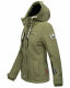 Marikoo Kleinezicke Damen Softshell Jacke Olive-Gr.S