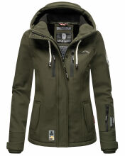 Marikoo Kleinezicke Damen Softshell Jacke Grün-Gr.L