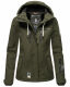 Marikoo Kleinezicke Damen Softshell Jacke Grün-Gr.L