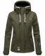 Marikoo Kleinezicke Damen Softshell Jacke Grün-Gr.L
