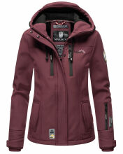 Marikoo Kleinezicke Damen Softshell Jacke Weinrot-Gr.S