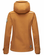 Marikoo Kleinezicke Damen Softshell Jacke Karamel-Gr.XL