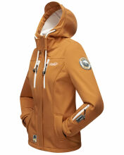 Marikoo Kleinezicke Damen Softshell Jacke Karamel-Gr.XXL