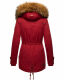 Marikoo La Viva Princess Damen Winterjacke mit Kapuze Blood Red Größe S - Gr. 36