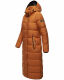 Navahoo Isalie Damen lange Winterjacke gesteppt Cinnamon Größe S - Gr. 36