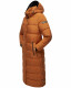 Navahoo Isalie Damen lange Winterjacke gesteppt Cinnamon Größe S - Gr. 36