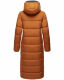 Navahoo Isalie Damen lange Winterjacke gesteppt Cinnamon Größe S - Gr. 36