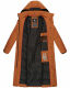 Navahoo Isalie Damen lange Winterjacke gesteppt Cinnamon Größe M - Gr. 38