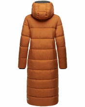 Navahoo Isalie ladies long winter jacket quilted Cinnamon Größe L - Gr. 40