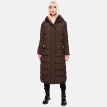 Navahoo Isalie ladies long winter jacket quilted Dark...