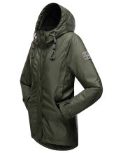 Navahoo Lindraa Damen Regenjacke Dunkel Olive Größe M - Gr. 38