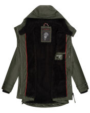 Navahoo Lindraa Damen Regenjacke Dunkel Olive Größe M - Gr. 38