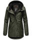Navahoo Lindraa Damen Regenjacke Dunkel Olive Größe M - Gr. 38