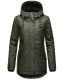 Navahoo Lindraa Damen Regenjacke Dunkel Olive Größe M - Gr. 38