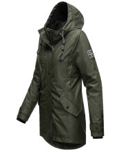 Navahoo Lindraa Damen Regenjacke Dunkel Olive Größe XXXL - Gr. 46