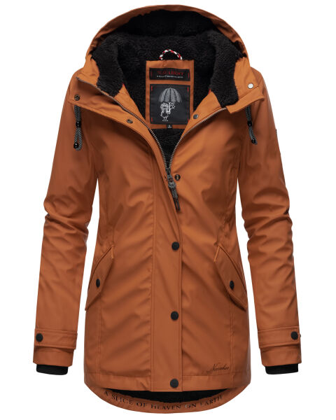 Navahoo Lindraa Damen Regenjacke Cinnamon Größe XXXL - Gr. 46
