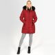 Navahoo Lotusblüte Princess Damen lange Winter Steppjacke Blood Red Größe XXL - Gr. 44