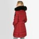 Navahoo Lotusblüte Princess Damen lange Winter Steppjacke Blood Red Größe XXL - Gr. 44