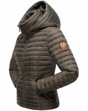 Marikoo Löwenbaby Damen Steppjacke Anthrazit Größe XS - Gr. 34
