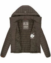 Marikoo Löwenbaby Damen Steppjacke Anthrazit Größe XS - Gr. 34