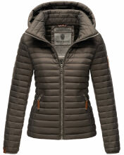 Marikoo Löwenbaby Damen Steppjacke Anthrazit...