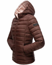 Marikoo Lucy Damen gesteppte Übergangsjacke Schoko Größe M - Gr. 38
