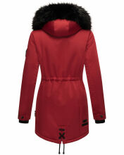 Navahoo Luluna Princess Damen Kunstfell Winterjacke Blood Red Größe M - Gr. 38