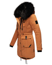 Navahoo Luluna Princess Damen Kunstfell Winterjacke Cinnamon Gr&ouml;&szlig;e S - Gr. 36
