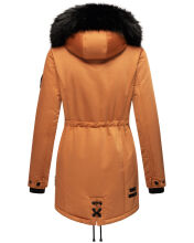 Navahoo Luluna Princess Damen Kunstfell Winterjacke Cinnamon Gr&ouml;&szlig;e S - Gr. 36