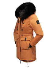 Navahoo Luluna Princess Damen Kunstfell Winterjacke Cinnamon Gr&ouml;&szlig;e S - Gr. 36