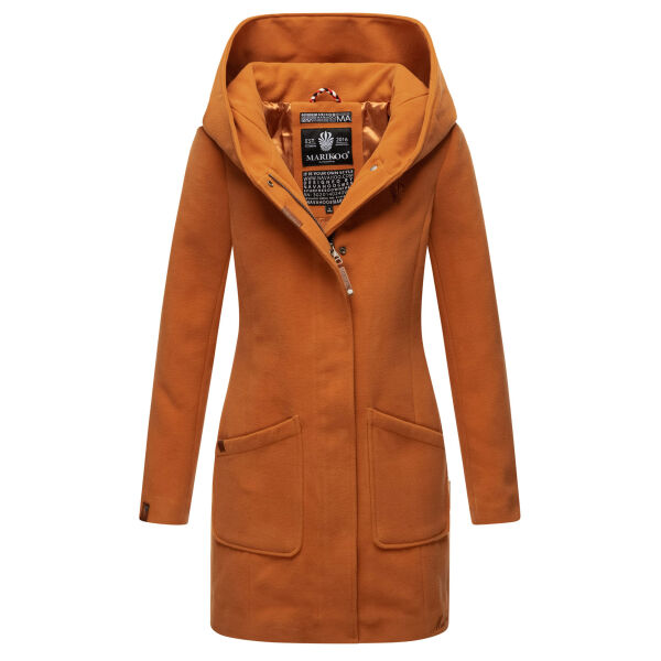 Marikoo Maikoo Damen Trenchcoat Wintermantel Cinnamon Größe M - Gr. 38