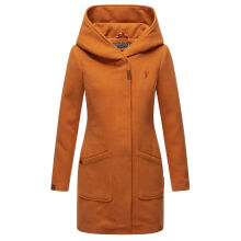 Marikoo Maikoo Damen Trenchcoat Wintermantel Cinnamon Gr&ouml;&szlig;e M - Gr. 38