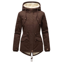 Marikoo Manolya ladies parka jacket with teddy fur  Größe XS - Gr. 34