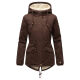 Marikoo Manolya ladies parka jacket with teddy fur  Größe XS - Gr. 34