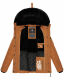 Navahoo Milianaa Winter Jacke Stepp Kurzjacke gefüttert Kapuze Kunstfell Cinnamon Größe M - Gr. 38