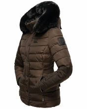 Navahoo Milianaa winter jacket quilted jacket lined hood faux fur  Größe S - Gr. 36