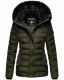 Navahoo Milianaa winter jacket quilted jacket lined hood faux fur  Größe XS - Gr. 34