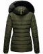 Navahoo Milianaa winter jacket quilted jacket lined hood faux fur  Größe XS - Gr. 34