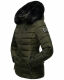 Navahoo Milianaa winter jacket quilted jacket lined hood faux fur  Größe S - Gr. 36
