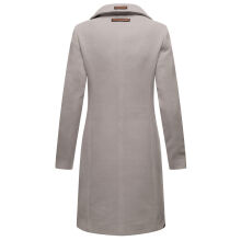Marikoo Nanakoo Damen Trenchcoat Wintermantel Zink Grau Größe XL - Gr. 42