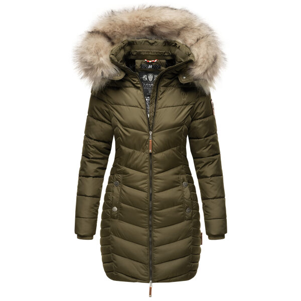 Navahoo Nimalaa Damen Winter Steppjacke Olive