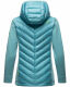 Navahoo Nimm mich mit Damen Fleece Hybrid Jacke Trekking Wanderjacke Misty-Blue-Gr.S